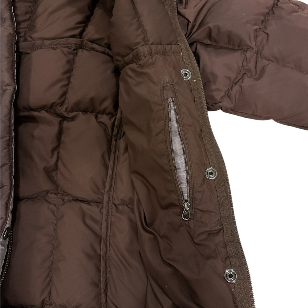 The North Face Women’s XS Brown 600 Fill Down Puffer Coat w/ Hood - Picture 7 of 9